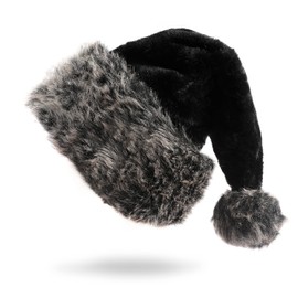 Ankelesz Christmas Hat, Santa Hat for Man Xmas Holiday Hat Unisex Velvet Comfort Christmas New Year Festive Party Supplies