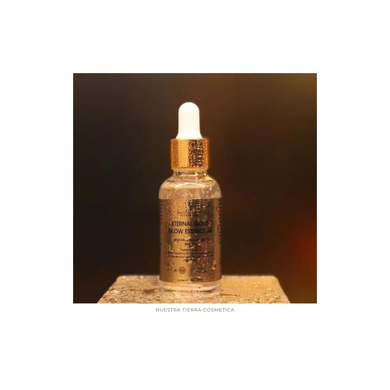 Nuestra Tierra Cosmética Eternal Gold Glow Essence 3D, Sérum Facial
