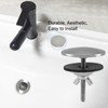 XNTONG - Sink Hole Cover, Sink Overflow Cap, Solid Brass
