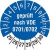 1000 Test Labels 30 mm Tested According to VDE 0701/0702