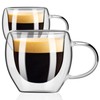 PARACITY Espresso Cups Set of 2, Double Walled Espresso Shot