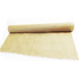 AAYU 36" X 8 Yards Eco-Friendly and Disposable Jute Burlap Planter Liner | Burlap Rolls 24 Feet | Biodegradable Garden Fabric | Weed Barrier | Heavy 7oz | Burlap Rolls 36 inch x 8 Yards