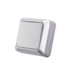 Toggle Switch 1 Way Wall Switch Silver Tone Mechanical Wall
