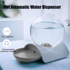 2.8L Pet Gravity Waterer Dispenser Automatic Water Drinking Fountain for