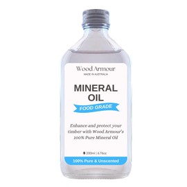 Chopping Board Oil Food Grade Mineral Oil, for Wooden Cutting, Bowls, Butcher Blocks, Utensils and More, Cutting Board - Australian Made (200ml)