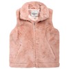 URBAN REPUBLIC Girls Faux Fur Vest - Lightweight Sleeveless Sherpa