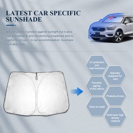BIBIBO Volvo XC40 Auto Sonnenschutz mit UV Schutz Kompatibel mit Volvo XC40 2018-2024, Auto Sonnenschirm für Frontscheibe, Hitzeschutz Auto gegen UV-Strahlen, Faltbar Windschutzscheibe