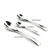 JASHII 18/10 Stainless Steel 20 Piece Mirror Polished Silver Flatware