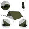 Tent Tarp 9.8FT x 9.8FT Portable Lightweight Camping Tent Mat