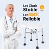 Hiqufet Shower Chair for Inside Shower(500lb), 5 Height Adjustable Shower