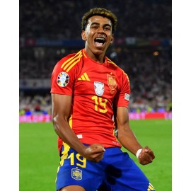 8x10 Photo LAMINE YAMAL Spain European FC Barcelona La Liga Soccer Goal