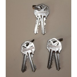 Kwikset Keys to Re-key Kwikset SmartKey Locks Three (3)Pair FREE SHIPPING!! NEW