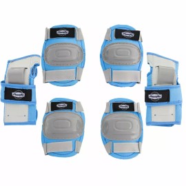 Pacific Cycle NEW! Fenix Boys Blue Bike Bicycle Elbow and Knee Pad Set with Gloves