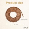 Huybaa 2 x leather straps with hooks, 183 cm, V-belt,