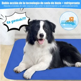 Tapete Perro Refrescante G 90x50 Mascota Calor Playa Fresco