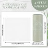 Kosiz 8 Pcs Car Tissue Holder with Facial Tissues Bulk,