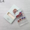 24Pcs Independence Day Press on Nails Short Square Fake Nails