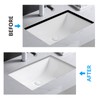 Qualward Undermount Sink Brackets,Adjustable Undermount Sink Support, Stainless Steel Installation