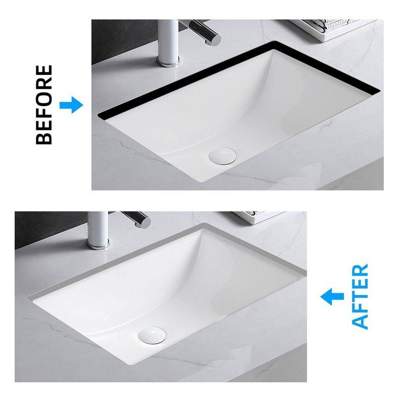 Qualward Undermount Sink Brackets,Adjustable Undermount Sink Support, Stainless Steel Installation