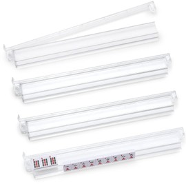 Mahjong Racks,4PCS Clear Acrylic Mahjong Racks with Pushers,American Mahjong Accessories Mahjong Gifts Transparency