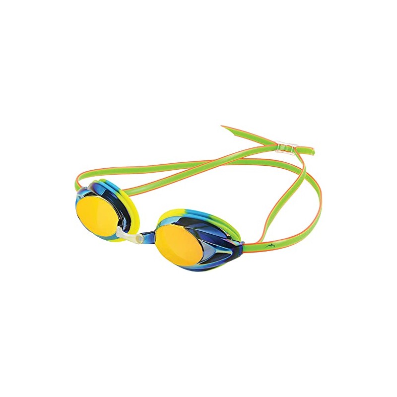 Dolfin Charger Mirrored Racing Goggles (Blue)