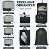 BAGAIL 9 Set Packing Cubes Luggage Packing Organizers for Travel