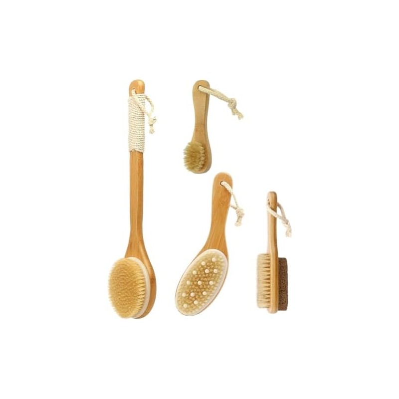 Cepillo corporal en seco Cunlvyyds U6BXPDYEB67TUK8VIIY set de 4 piezas