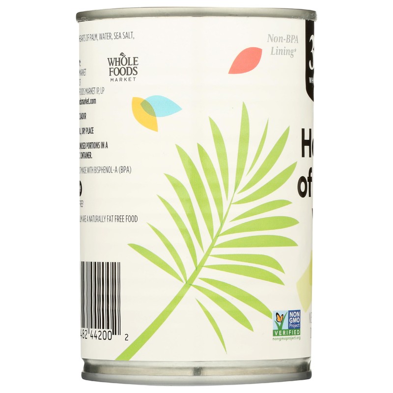 365 by Whole Foods Market, Whole Hearts Of Palm, 14.1