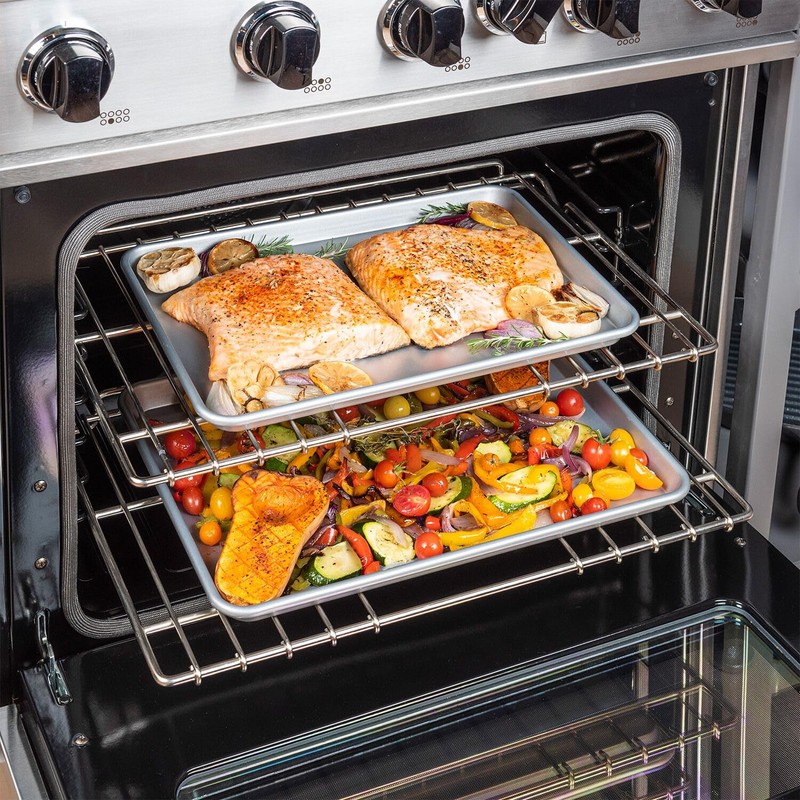 Viking Culinary Aluminized Nonstick Baking Sheet Set, 15 Inch &