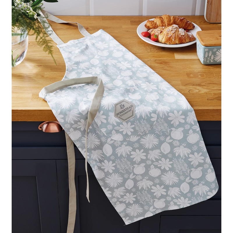 Cooksmart British Designed Kitchen Aprons For Women | 100% Cotton
