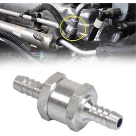 6mm One-Way Valve, Fuel Oil Check Valve, Non-Return, Fuel Line, One-Way Valve Check, Non-Return, One-way, High Strength, Lightweight
