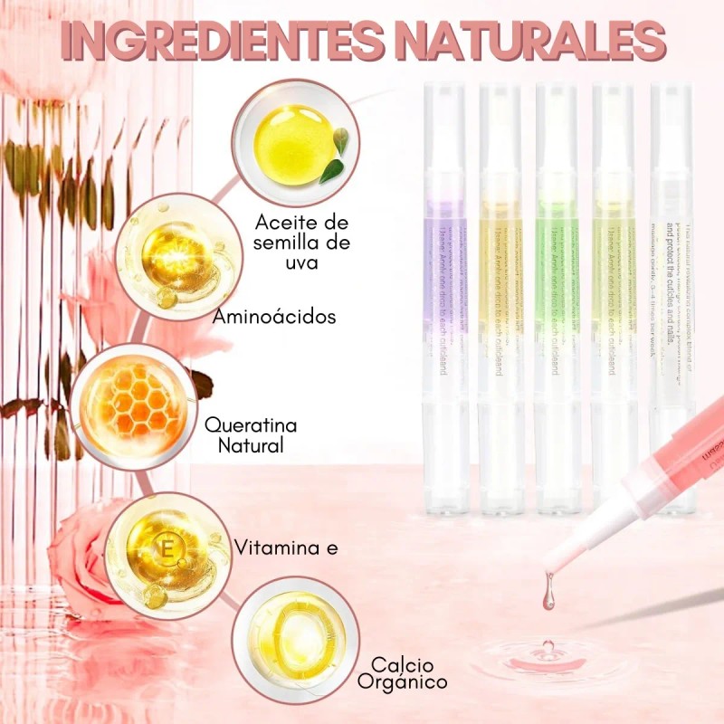 Veraly Gel para Cutículas con 4 Aceites Esenciales Pack 5