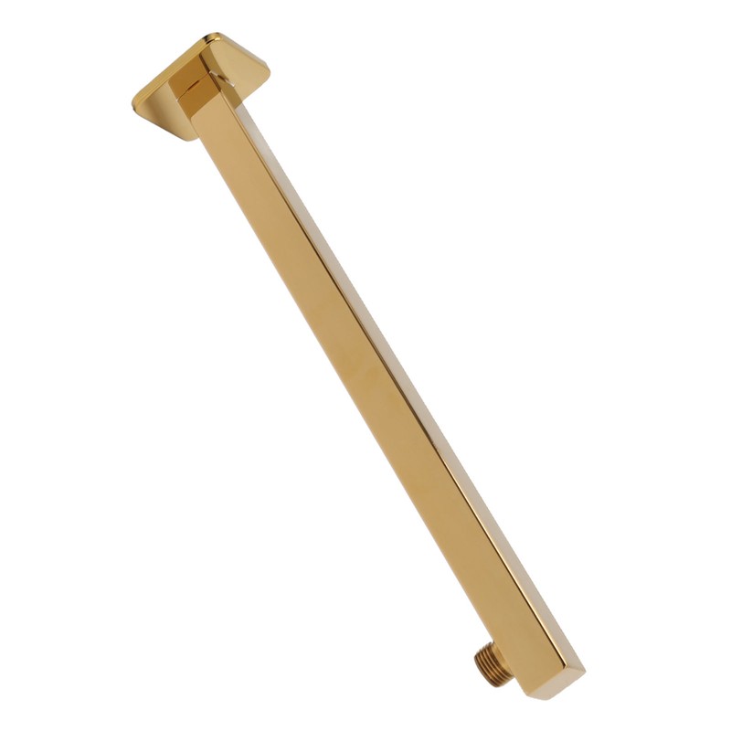 Wall Mounted Shower Arm Stainless Steel Quadrate Shower Head Extension