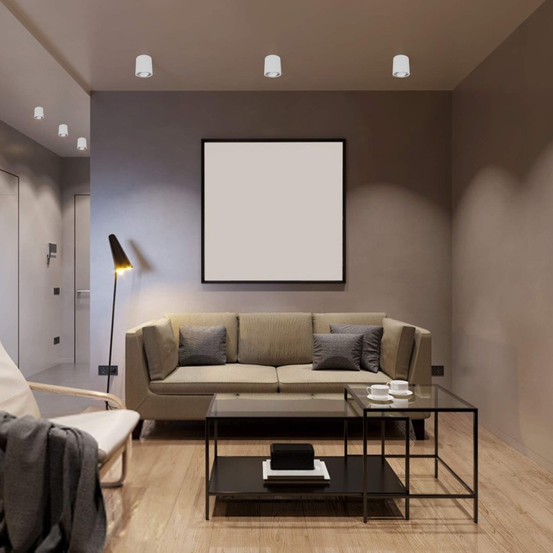 KYOTECH LED Surface-Mounted Spotlight Swivelling Diameter 80 x 84 mm