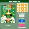 VARACL St Patrick’s Day Party Game, Pin The Coin On