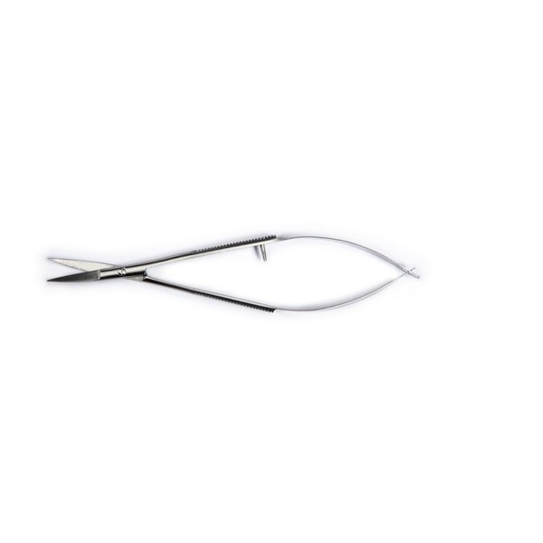 Andreia Professional Spring Scissors - Stainless Steel Curved Nail Scissors