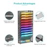 VEESUN 12 Tier Wall File Organizer, Mesh Letter Magazine Mail
