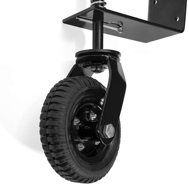 Stark USA 8" Gate Wheel Wood Chainlink Flat-Free Tire for