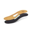 Orthotic leather insoles with metatarsal arch support and cushion, Kaps