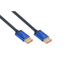 Good Connections SmartFLEX Ultra High Speed HDMI 2.1 Cable - 8K UHD-2 / 4K UHD - Copper Conductor, Aluminium Housing - Highly Flexible - Dark Blue - PVC Jacket - 1 m, 4521-SF010B
