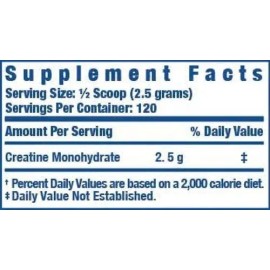 Ronnie Coleman Creatina XS Unflavoured Powder 120 Servicios