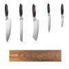 6-Piece Professional Kitchen Cutlery Set High Carbon Stainless Steel Ergonomic