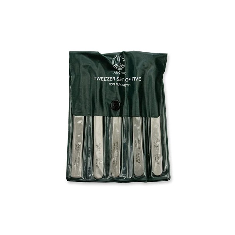 Pro Quality Japan Made Tweezers x5 Set for Watchmakers Non