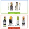 Replacement Cup for Nutribullet Replacement Parts 18oz/24oz/32oz for Nutri Bullet