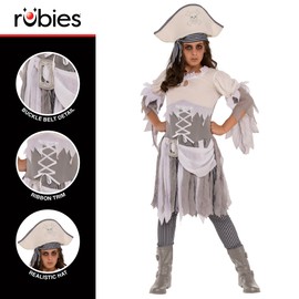 Bristol Novelty 3015483-4 GHOST PIRATE GIRL Childrens Fancy Dress, Multicolored, Ages3-4