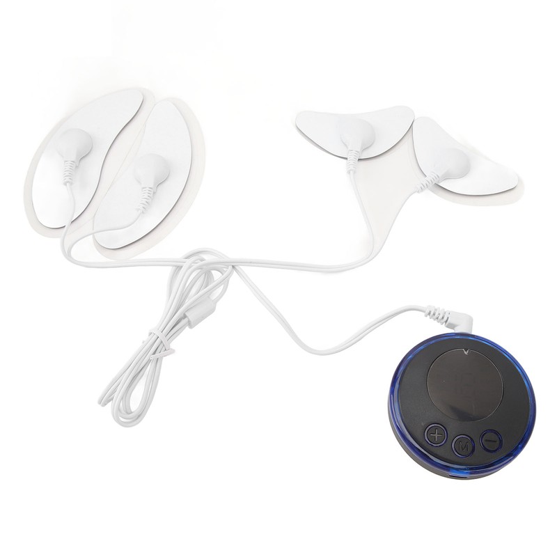 Facial Microcurrent Massager with 4 Patches Tightening Improve Circulation Low