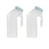 Global Deluxe Male Urinal Incontinence Pee Bottle 32oz./1000ml with Cover