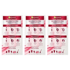 Garnier Color Sensation Hair Color Cream, 5.0 Chocolate Therapy (Medium Natural Brown), (Pack of 3) (Packaging May Vary)