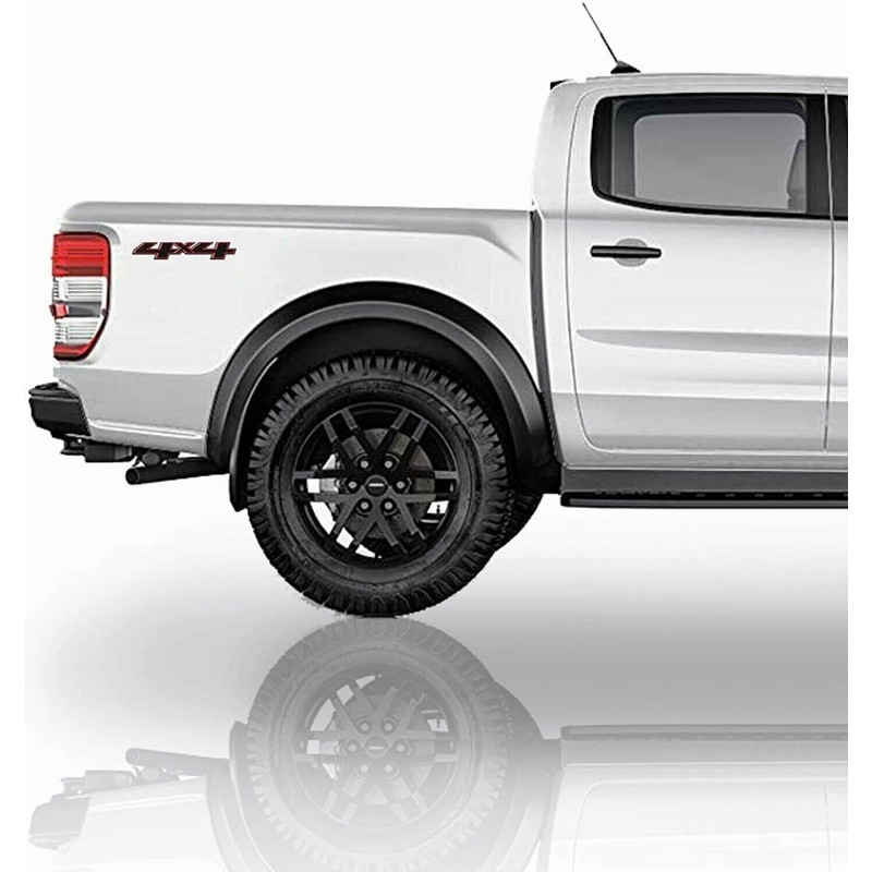 2Pc 4x4 Decals Sticker Emblem Replacement for 2014-2018 Chevy Silverado
