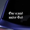 Bargain Max Decals One Squad Under God Sticker Decal Notebook